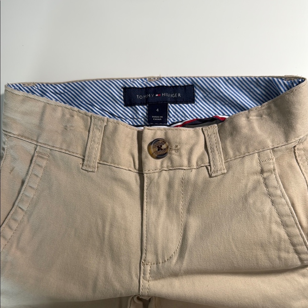 Tommy Hilfiger Kids Tan Chinos